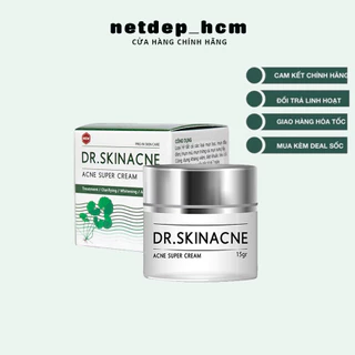 Kem giảm mụn ngừa thâm liền sẹo DR.SKINACNE chính hãng, netdep_hcm