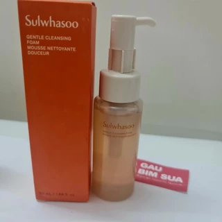 [Date2026]Sữa rửa mặt dịu nhẹ, dưỡng trắng da Sulwhasoo Gentle Cleansing Foam ex (50ml)