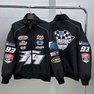 Áo khoác dù Racing STUDIO - Áo khoác gió Jacket 2 lớp Unsiex Nam Nữ Năng Động , Đi Phượt Cá Tính - TP0034