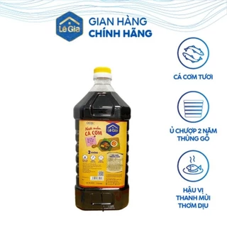 Nước mắm cá cơm Lê Gia can 2l - kho nấu tiết kiệm chuyên dùng kênh Phở và nhà hàng