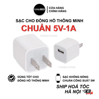 Sạc Xịn 5V - 1A Cho Đồng Hồ Thông Minh, Giúp Pin Bền Hơn, Hạn Chế Lỗi Nguồn, Dòng Ra Ổn Định | Pukiba.com