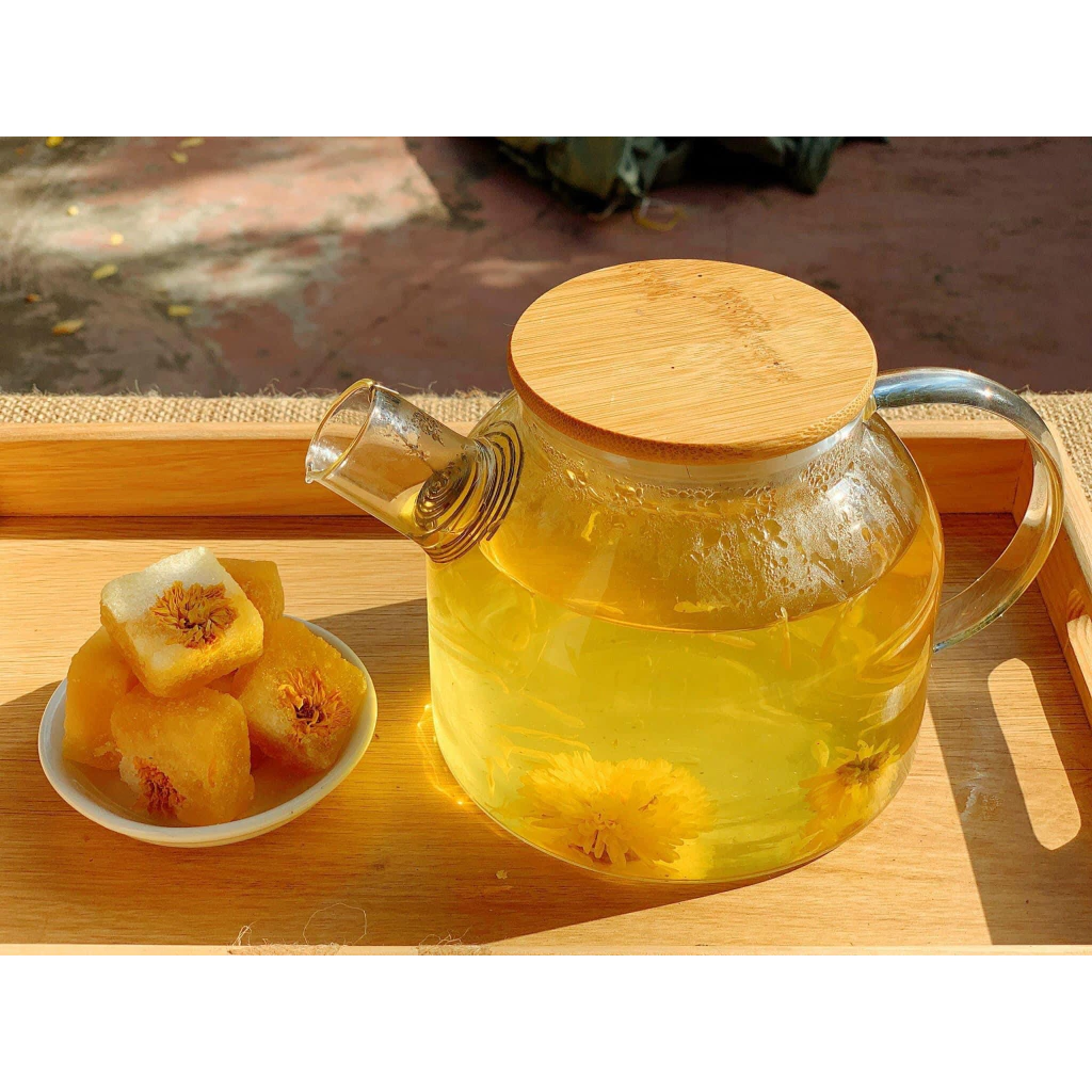 Viên trà hoa cúc đường phèn