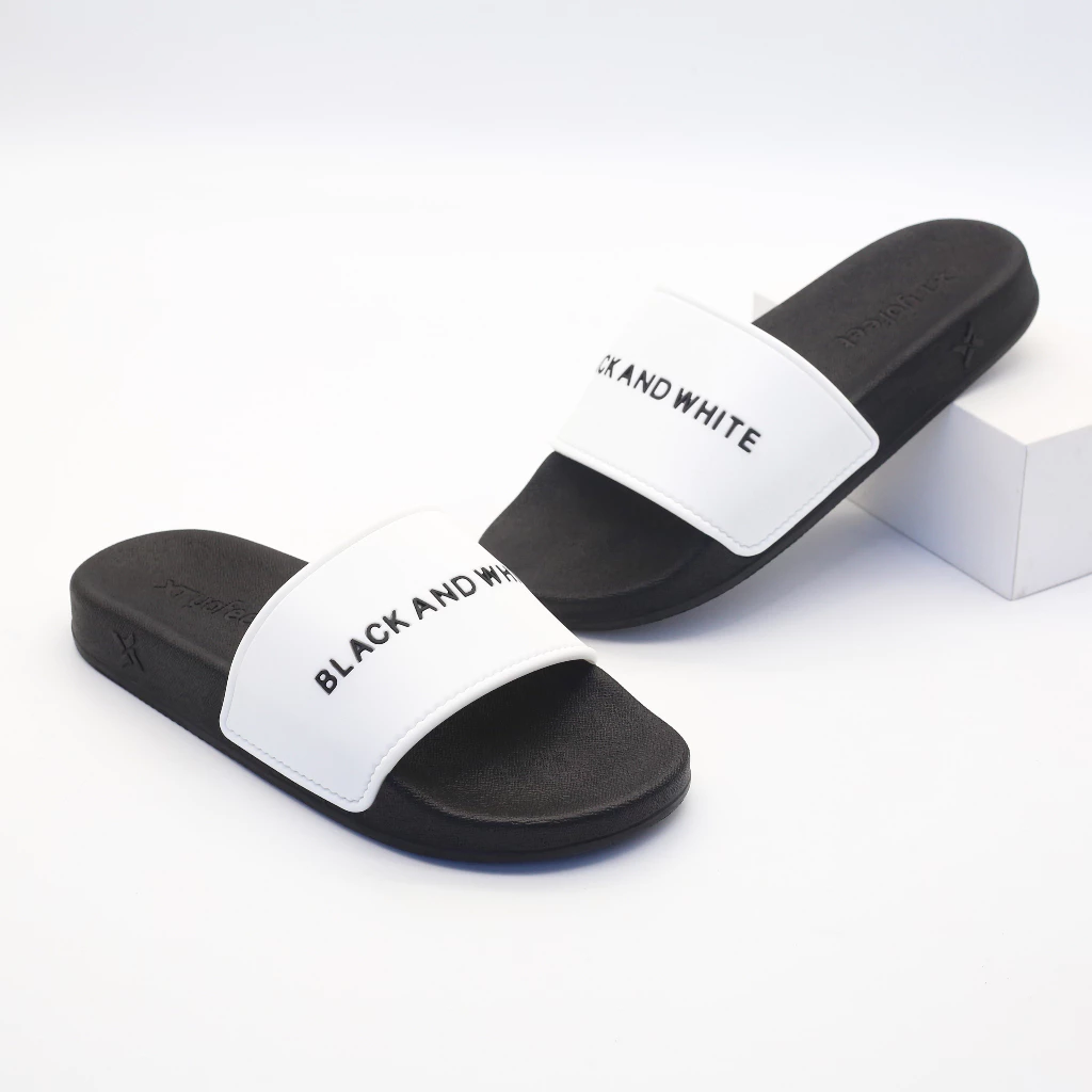 [Chính Hãng] Dép Nam Black and White Hàng Siêu Cấp Đẹp Đủ Size 36-44.Dép Nam Black White Tăng Chiều Cao Siêu Hot