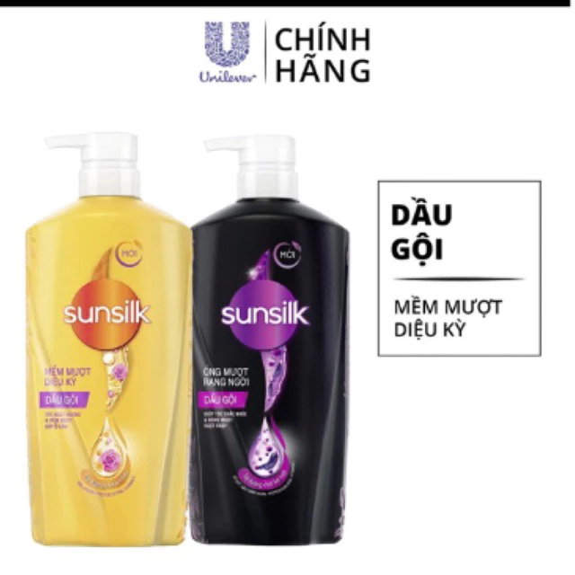 Dầu gội Sunsilk 650g vàng