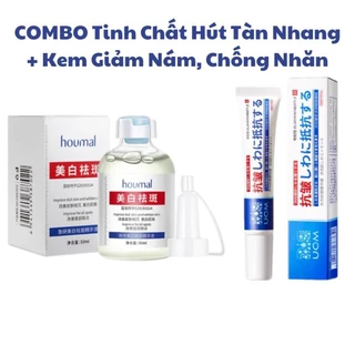 Combo Tinh Chất Hút Nám Tàn Nhang,Chống Nhăn