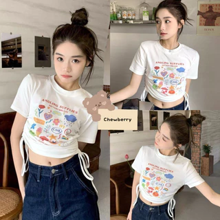 Áo Croptop Stick Màu Sắc Siêu Yêu