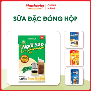 Sữa Đặc Đủ Loại 1284gr - Ngôi Sao Phương Nam Xanh Lá, Tài Lộc, Hoàn Hảo Và Ngôi Sao Xanh Biển