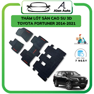 Thảm lót sàn ô tô Toyota Fortuner 2016-2022, Bộ lót sàn không mùi dễ dàng vệ sinh giá tốt. Hàng đẹp