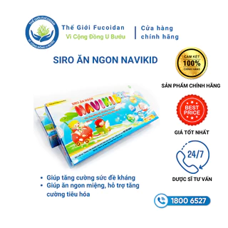 Siro ăn ngon Navikid Học Viện Quân Y - Giúp trẻ ăn ngon miệng hỗ trợ tiêu hóa