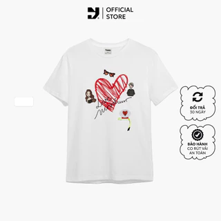 Áo Thun Unisex Tay Lỡ Red Heart Onyou T001 100% Cotton - Local Brand Chính Hãng