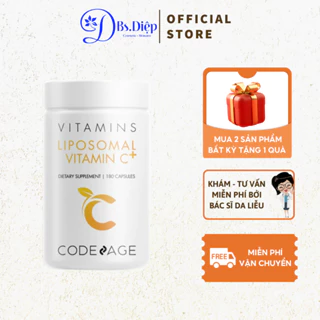 Viên Uống Vitamin C Codeage Liposomal Vitamin C - 180 viên