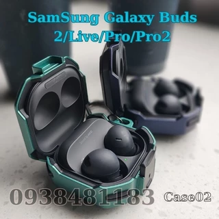 (Có sẵn) Vỏ ốp bảo vệ hộp sạc tai nghe Buds Pro2 Mẫu02 SS Galaxy Buds 2/Live/Pro/2Pro/FE