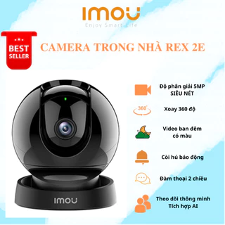 Camera WIFI trong nhà xoay 360,có tính năng quét nhanh thông minh, độ phân giải cao IMOU REX, REX 2E có màu ban đêm