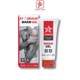 Gel làm nóng Starbalm Warm Gel 100ml giúp làm ấm nóng các vùng cơ tránh chấn thương vận động - Health Tech