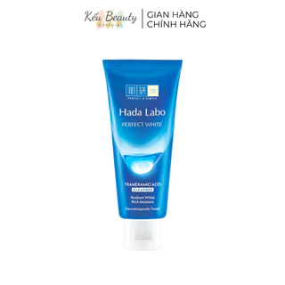 Kem rửa mặt dưỡng trắng Hada Labo Perfect White Cleanser 80g