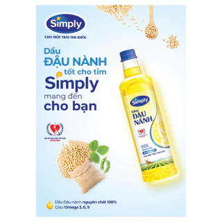 Dầu Đậu Nành Simply Chai 1L