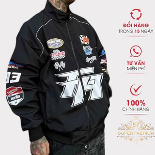 Áo khoác dù nam Fafic studio Racing Flag Jacket áo khoác racing jacket fafic studio Hot Trend - SUPER FASHION