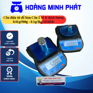 Cân điện tử để bàn SF400D 500g 0.01g - 3kg 0.1g (cân định lượng 2 số lẻ). Chính xác cao