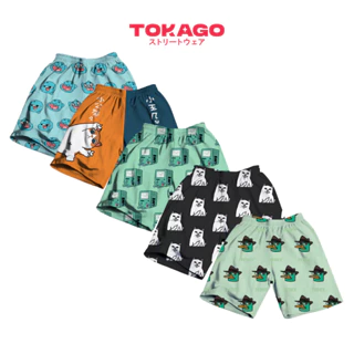 Quần đùi hoạt hình Tokago quần cute quần ngủ quần đùi nữ quần đùi nam quần short nam