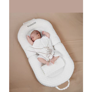 Đệm chống trào ngược-nôi ngủ chung giường cao cấp cho bé 0-36 tháng tuổi