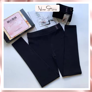 Quần legging nữ nỉ lót nỉ giữ nhiệt cạp cao tôn dáng gen bụng che khuyết điểm tốt hàng loại 1 kèm hộp NinaStore