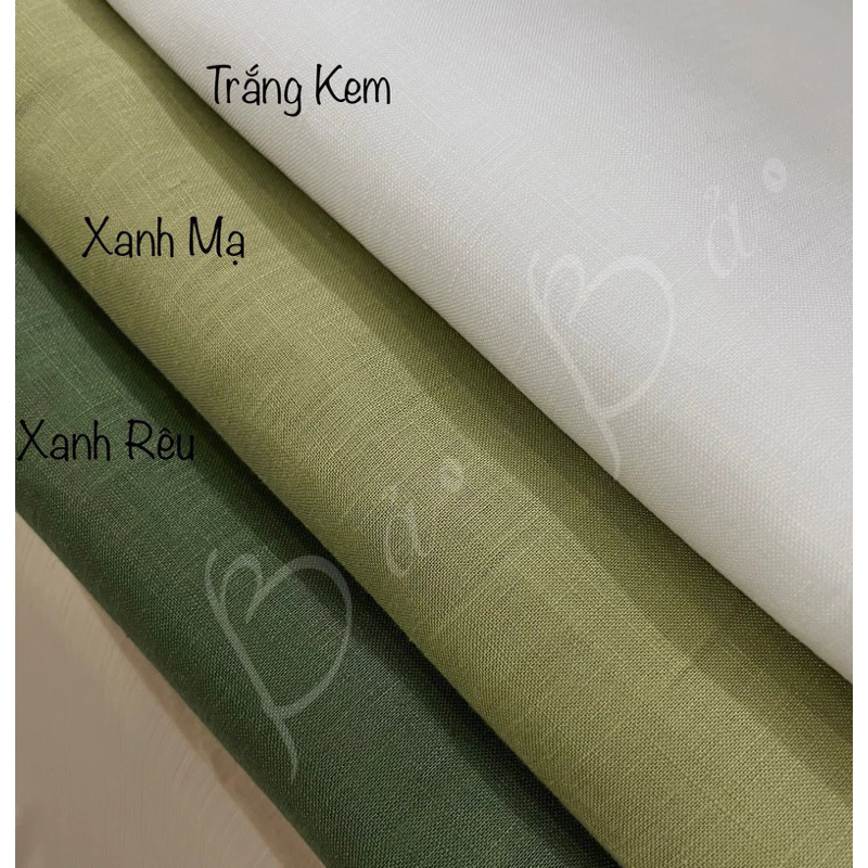 Vải Linen Tưng Premium/Pure Linen Tông Vintage Mềm Mướt Khổ 1m40