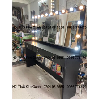 BÀN TRANG ĐIỂM NHỰA ĐÀI LOAN CHO TIỆN MAKEUP SIÊU ĐẸP- CÓ LED NHẬN THEO YÊU CẦU