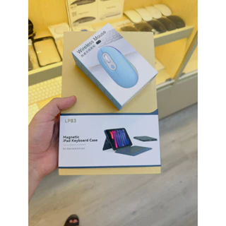(Tặng chuột Bluetooth) Bao da bàn Phím Cho Ipad Mini 6 LP83 Mag Touch Bluetooth Leb RGB