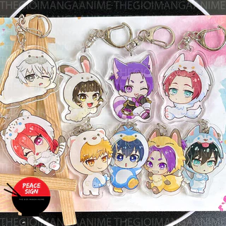 Móc khóa BLUE LOCK ver SỞ THÚ in hình anime chibi mica trong acrylic keyring dễ thương nagi bachira sae reo isagi