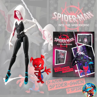 Mô Hình Marvel Spider-Gwen và Spider-Ham Sentinel SV-Action Into the Spider-Verse