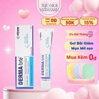 Derma Forte bản Thường và bản Advanced, Kem chấm mụn trứng cá/ giảm thâm/đầu đen/mụn ẩn/mờ sẹo