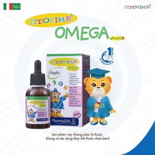 FITOBIMBI Omega Junior - Phát Triển Trí Não,Tăng Cường Miễn Dịch,Tốt Cho Mắt bé - 30ml