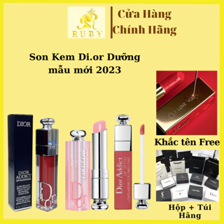 Son Dưỡng Dior Addict Lip Glow mẫu mới 2022, Son kem dưỡng tatoo và maxi mẫu mới nhất, Tiệm Son Ruby