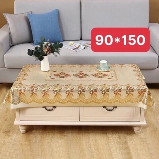 khăn trải bàn hình chữ nhật 3D ,hàng  đẹp  sang trọng _ 90cm x1m150 M23