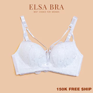 Áo Ngực Ren Không Gọng ELSA BRA Mút Mỏng Nâng Ngực Định Hình Vòng Một Sexy Gợi Cảm - 5508