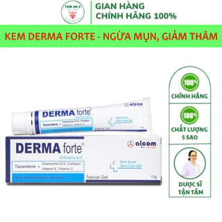 Derma Forte 15g - Bản Thường - Giúp Giảm Mụn Trứng Cá, Ngừa Thâm, Mờ Sẹo, Da Dầu Mụn - Nhà Thuốc Tâm An