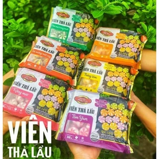 RẺ NHẤT SHOPEE Viên thả lẩu cam nhân Trứng Cá/ Phô Mai Trứng Muối/ Tom Yum/ Răng Mực/ Gà Nướng Mật Ong Lacusina 500g