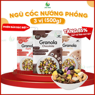 [HOT TREND] Ngũ Cốc Granola Befresco Siêu Sữa Chua Sấy X3 - Nhiều Hạt Giảm Cân Ăn Kiêng Ăn Sáng 500G