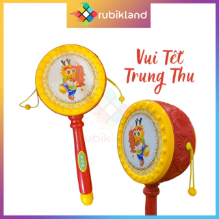 [Hoạt Hình] Trống Lắc Nhựa Truyền Thống Họa Tiết Hoạt Hình Cho Bé Đồ Chơi Trẻ Em Giáo Dục Âm Thanh