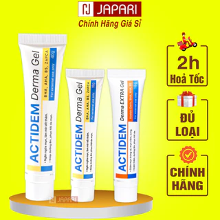 Actidem Derma Gel Chấm Mụn CHÍNH HÃNG 18g/40g - Kem Mụn, Dưỡng Ẩm,Giảm Thâm Mụn Dành Cho Mọi Loại Da - Japari