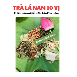 Lá Nam 10 Vị_ Hỗ trợ giảm cân thanh lọc cơ thể, thải độc, thải mỡ xẹp bụng, mát gan