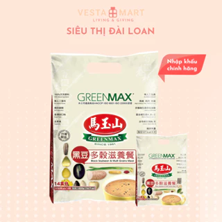 Bột Ngũ Cốc Đậu Đen, Yến Mạch Green Max Đài Loan - 350g - Vesta Mart
