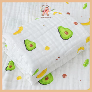 Khăn Tắm Xô Cotton 6 Lớp, Khăn Tắm 6 Lớp Xuất Nhật Cho Bé Sơ Sinh An Toàn Cho Bé