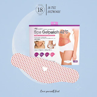 Miếng Dán Tan Mỡ Bụng Spa Gel Patch 42°C Hàn Quốc ( full hộp 5 miếng)