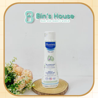 Sữa tắm gội Mustela/ Gel tắm gội dành cho bé sơ sinh & Em Bé Da Thường Gentle Cleansing Gel 500ml / 300ml 0M+