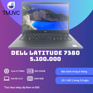 Laptop xách tay giá rẻ DELL LATITUDE E7380 core I5-7300U RAM 8G SSD 256G 13.3 INCH FULL HD