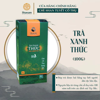 TRÀ XANH THỨC HỘP 100G - Chè Shan Tuyết Cổ Thụ