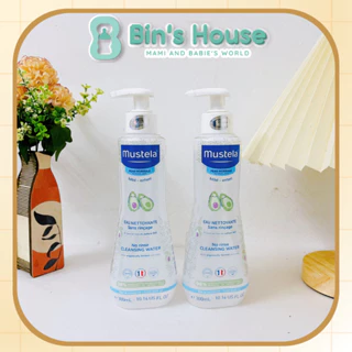 Nước Làm Sạch Mustela cho Mặt Và Cơ Thể Trẻ Sơ Sinh & Em Bé 300ml 0M+