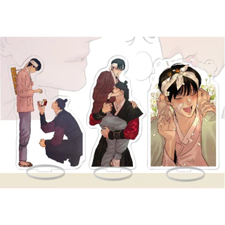 Mô hình standee Dạ ký bl tượng acrylic anime mica chibi trang trí trưng bày góc làm việc