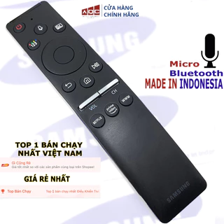 [CHÍNH HÃNG INDONESIA] Điều khiển TV SAMSUNG Micro Giọng Nói Chính Hãng mới nhất sử dụng tất cả khiển SAMSUNG